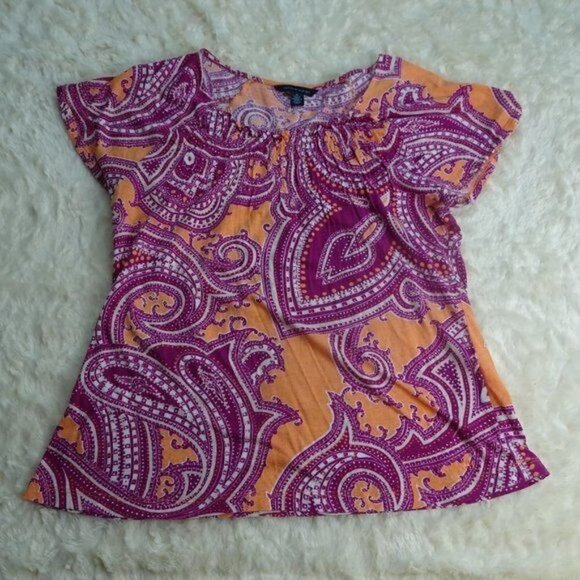 Tommy Hilfiger Ameba Design Blouse Medium - Picture 1 of 3